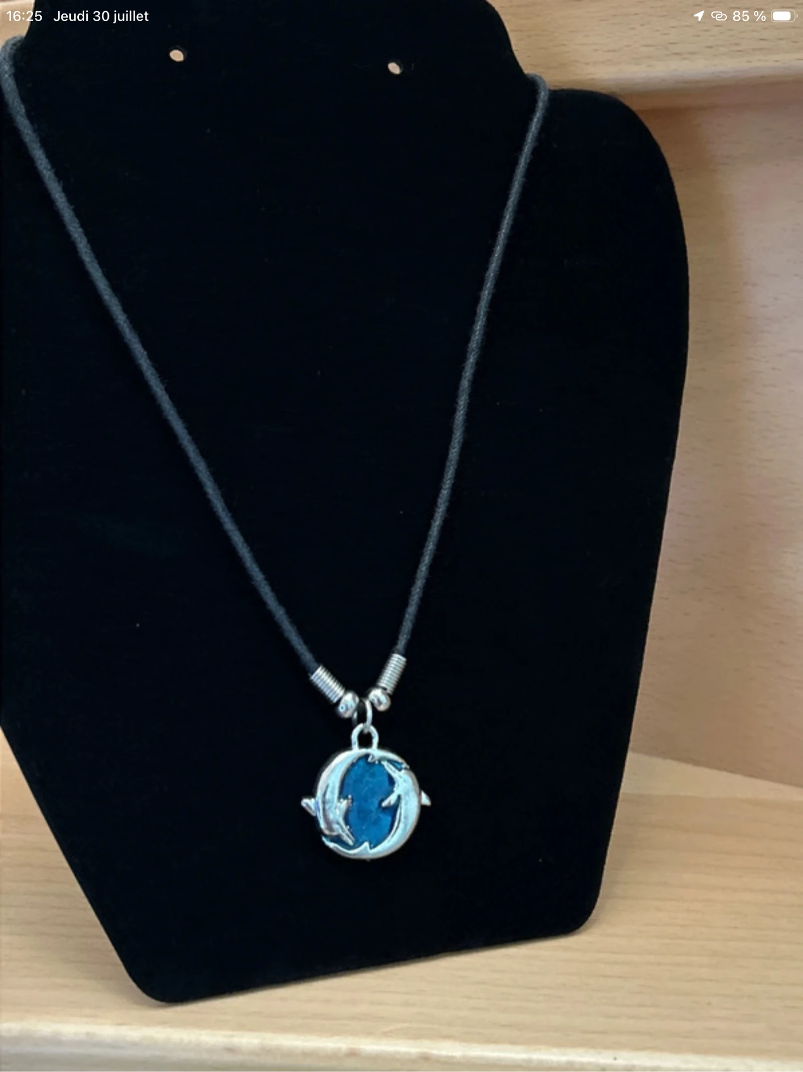 Collar y colgante de parejas de delfines 🐬 – photo 4